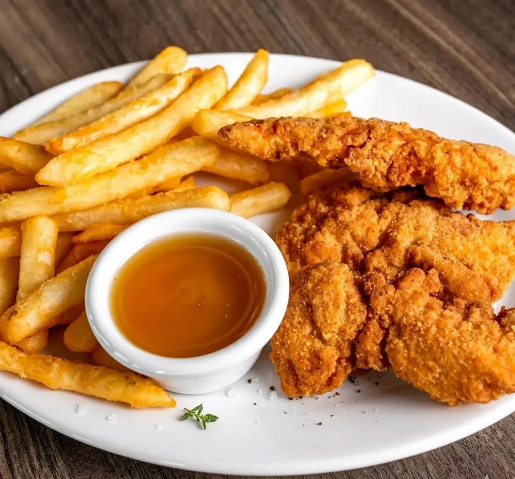 Classic poutine with gravy at Chicken Hub Lethbridge