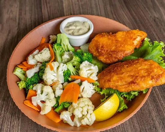 Chicken clubhouse sandwich at Chicken Hub Lethbridge